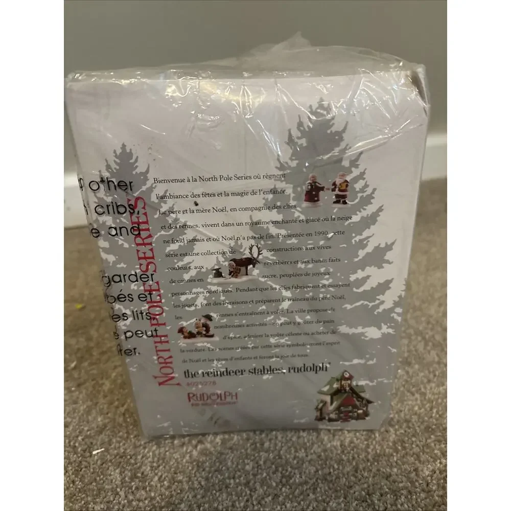 Dept. 56 North Pole Series Reindeer Stables Rudolph